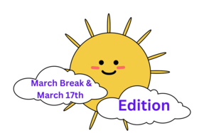 Sun Logo with March Break news